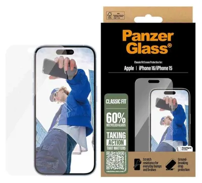 Immagine prodotto di PanzerGlass ® Pellicola protettiva iPhone 16 | 15 | Classic Fit