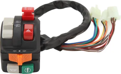 Image de Interrupteur de guidon de moto 7/8 pouce 22 mmd'avertisseur lumineux à 7 fonctions pour ATV