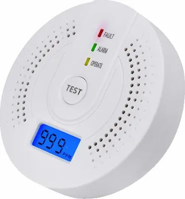 Produktbild von CO-Alarm,Präzise CO-Detektion,LCD-Display,Automatischer Alarm CO-Detektor,Wand- und Deckenmontage Kohlenmonoxid-Gasmelder
