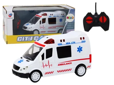 Immagine prodotto di Ambulanza telecomandata con suoni e luci