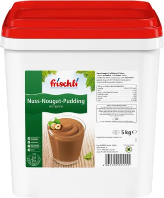 Produktbild von Frischli Nuss-Nougat Pudding mit Sahne schmeckt wie selbstgemacht 5000g