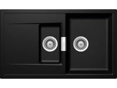 Produktbild von Schock Auflage-Einbauspüle Mono D-150 A Magma inkl. Holzschneidbrett