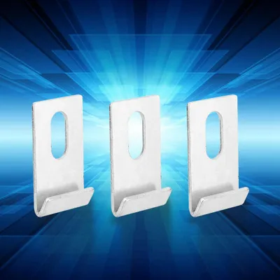 Obrázek produktu pro 10ks skleníkových základových klipů Sliver Metal Fixings Attaches Kit Tool