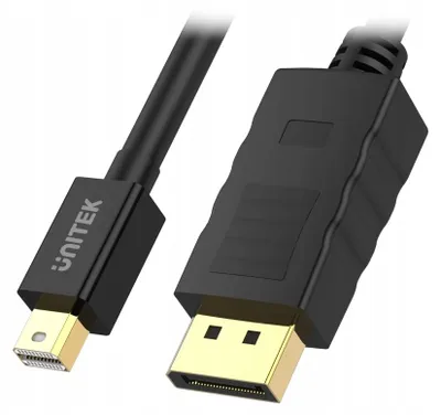Produktbild von UNITEK Y-C612BK, 3 m, Mini DisplayPort, DisplayPort, Männlich, Männlich, Schwarz