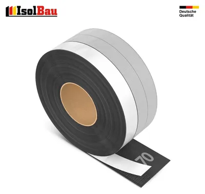 Isolbau Fensterdichtband PRO-SKS 70 mm x 25 m Fensterband Anschlussband Innen Außen