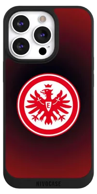 Produktbild von NIVOCASE Handyhülle für Apple iPhone 13 Pro  Hülle NIVOpure Case Schwarz Eintracht Frankfurt Offizielles Lizenzprodukt Wappen