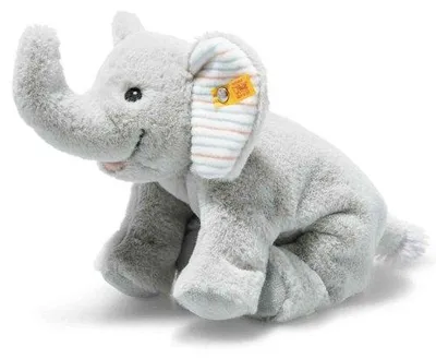 Produktbild von Steiff Kuscheltier Soft Cuddly Friends Elefant Floppy Trampili Hellrau (20cm)