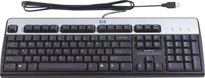 Obrázek produktu pro HP Standardní klávesnice pro rozhraní USB, Plná velikost (100 %), Kabel, USB