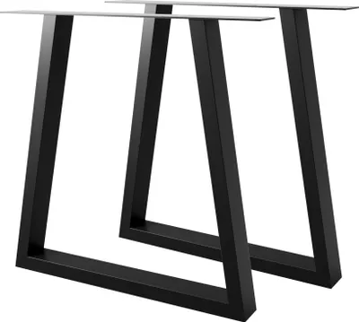 Obrázok produktu pre MetaloPro Nemesis Lite - Stolové Nohy, Kovové, Trapezové, Ľahká Konštrukcia Pre Moderné Obytné A Pracovné Priestory