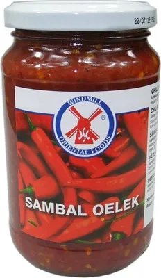 Produktbild von 12er Pack - WINDMILL Sambal Oelek (12x 370g) | Chilipaste | Chilli Paste