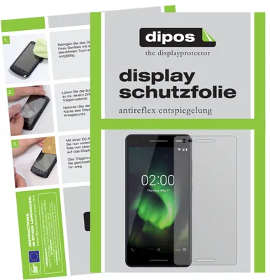 Produktbild von 6x Schutzfolie für Nokia 2.1 matt Displayschutzfolie Folie Display Schutz dipos