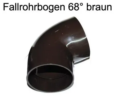 Produktbild von Fallrohrbogen 68° DN 60 anthrazit (1 Stück)