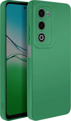 Zdjęcie produktu dla Avizar, silikonowe etui Oppo A5 ze wzmocnieniem aparatu, zielone