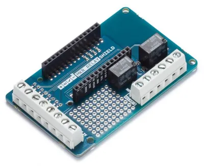Produktbild von Arduino MKR Relais Shield für MKR-Board Projekte, 3,3V, batteriebetrieben