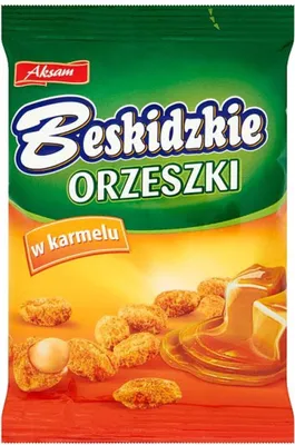 Obrázok produktu pre Aksam Beskidzkie arašidy v karameli 100 G