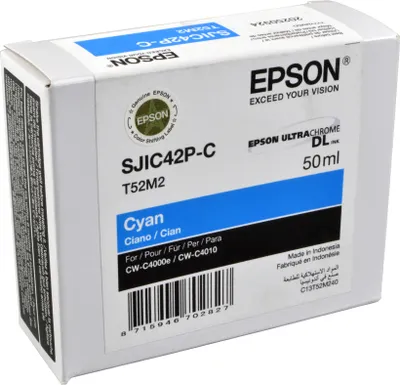 Produktbild von Epson SJIC42P-C, Standardertrag, Cyan, 50 ml, 1 Stück(e), Einzelpackung