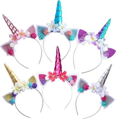 Immagine prodotto di Set di 6 accessori per capelli per bambini, ideale per le feste