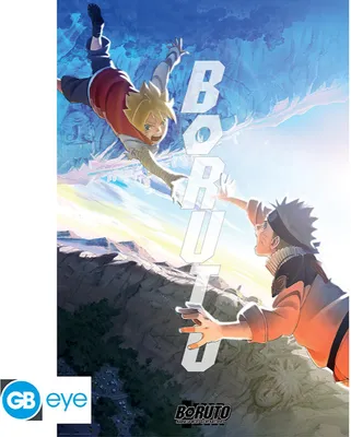 Zdjęcie produktu dla Plakat Boruto i Naruto 61 x 91,5 cm