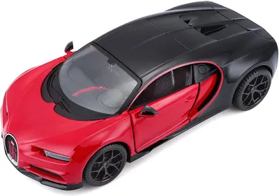 Immagine prodotto di Maisto 31524 - Modellino auto - Bugatti Chiron Sport (nero-rosso, scala 1:24)