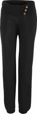 Produktbild von LASCANA Strandhose aus luftig leichter Viskose schwarz Größe 50