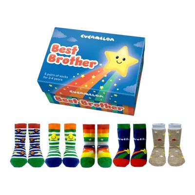 Produktbild von Bester Bruder Cucamelon Socken Kindersocken für 2-4-Jährige mit