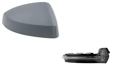 Obrázok produktu pre Kryt spätného zrkadla + LED smerovka na spätné zrkadlo, vhodný pre Audi A3 8V 04/12 - Pravá strana 8V0857528EGRU 8V0857528BGRU 8V0857528B 8V0857528E 8V0949102 8V Johns