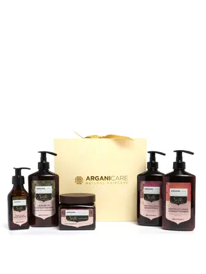 Produktbild von ARGANICARE Haarpflegeset mit Seide für alle Haartypen, 5 Teile