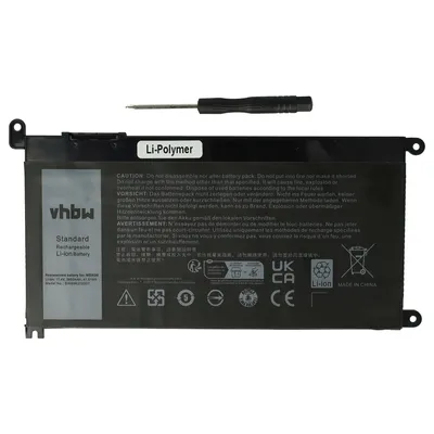 Produktbild von vhbw Akku Ersatz für Vostro 5590, YRDD6, WDXOR, WDX0R für Notebook (3650 mAh, 11,4 V, Li-Polymer)