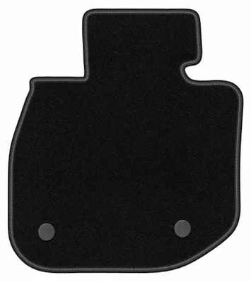 Image de Tapis conducteur en moquette pour BMW iX1 2022- (crossover) – 1 pièce, noir, sur mesure – Wielganizator BASIC