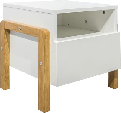 Zdjęcie produktu dla Szafka Nocna 40X45X46 Biały Praktyczna