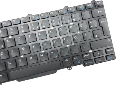 Zdjęcie produktu dla GERMAN - Czarna klawiatura kompatybilna z Dell Latitude 14 E5450-5977