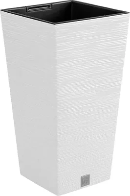 Image de Pot de fleurs FURU Square Bac de balcon Bac à fleurs blanc 91,5 L