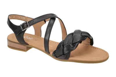 Produktbild von Gabor RHODOS Damen Sandalette - Riemchen Sandalen schwarz Elegant NEU