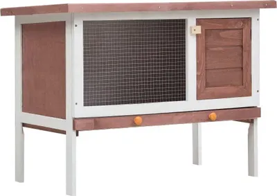 Produktbild von "SPRING SALE"Kaninchenstall 1 Ebene Braun Holz GermanyMöbel 29789 - Kleintier-Ställe