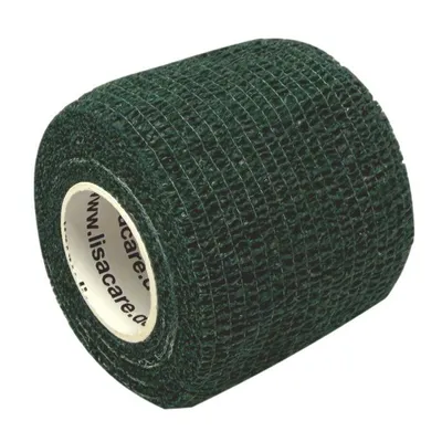 Produktbild von LisaCare selbstklebender Verband - Dunkelgrün - 5cm x 4,5m