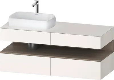 Produktbild von DURAVIT QA4765035840000 QTG KWTU WH Ek. 1400x550x600 Wß Smt H