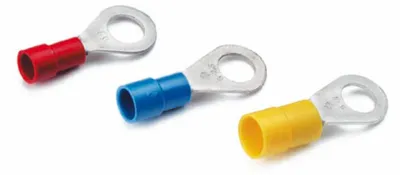 Obrázek produktu pro Cimco 180054, Kroužková koncovka, Přímý, Samice, Modrá, Červená, Ocel, Žlutá, Ocel, Pocínovaná ocel