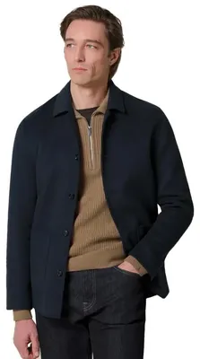 Produktbild von Overshirt Profuomo dunkelblau wolle