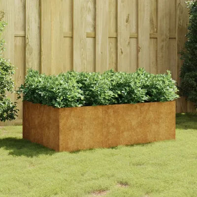 Productafbeelding van Maison Exclusive - Verhoogd plantenbak, 120x80x40 cm, cortenstalen uitvoering
