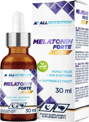 Produktbild von Allnutrition Melatonin Forte Tropfen 30ml