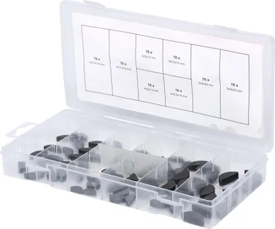 Productafbeelding van KS Tools 970.0560: Assortiment verenringen, 80-delig.