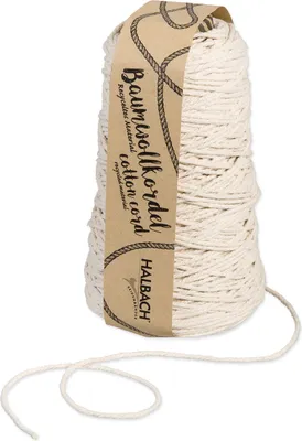Produktbild von XXL Baumwollkordel "2 mm", 150 m, 250 g Natur