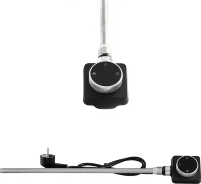 Immagine prodotto di Riscaldatore elettrico a rotazione per radiatore da bagno Calorifero 600W Nero
