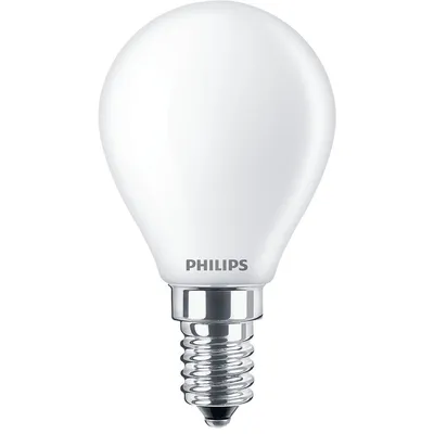 Produktbild von Philips E14 4.3w 470 Lumens 4.000k Sphärische Led-lampe Weiß  Weiß One Size