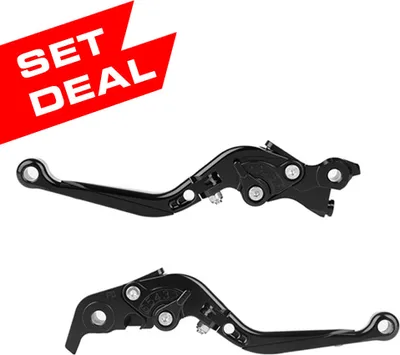 Produktbild von RACEFOXX™ Hebelset für KTM 690 Duke R, schwarz, 14>>17