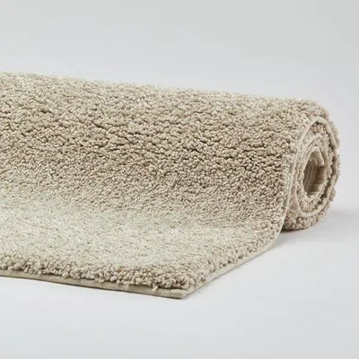 Productafbeelding van Unyqoos® Aquanova Loa badmat, 60 x 100 cm, linnenlook, rechthoekig, 100% polyamide