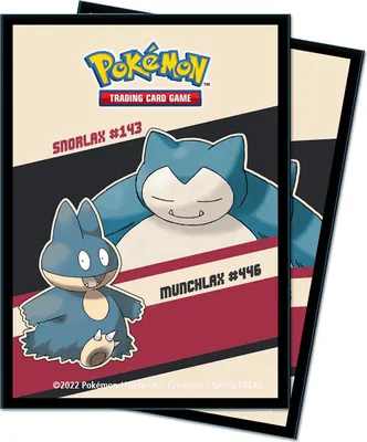 Image de Pokémon Deck Protector obaly na karty 65 ks - Snorlax et Munchlax