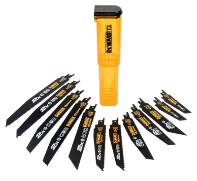 Produktbild von DEWALT 12-tlg. Extreme Säbelsägeblätter-Set DT2441L (für Schnitte in Holz, Holz