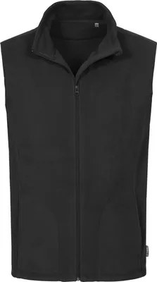 Produktbild von Stedman ST5010 | Active Fleece Vest - Farbe: Black Opal - Größe: XL
