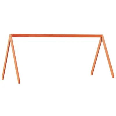 Obrázek produktu pro vidaXL Stříška na dětskou postýlku vosk hnědá 209x85,5x88 cm masivní borovicové dřevo